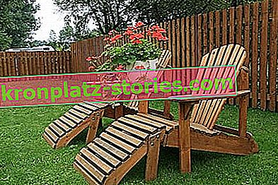 дървени градински мебели